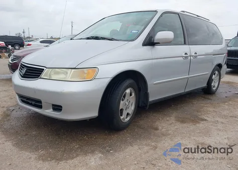 2001 Honda Odyssey Ex z USA, uszkodzony, nr VIN 2HKRL18651H561540